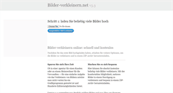 Desktop Screenshot of bilder-verkleinern.net